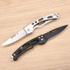 Rainbow UK Legal Carry Stainless Steel Keychain Folding Knife – Non-Locking, 2.5-Inch Blade, Portable Multi-Functional Pocket Fruit Knife